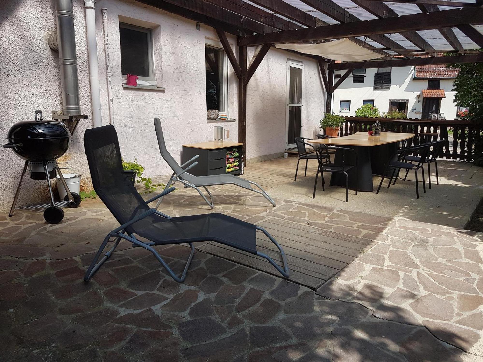 Ferienhaeusle Vom Hof Chirphendorf Villa Steinheim am Albuch Bagian luar foto